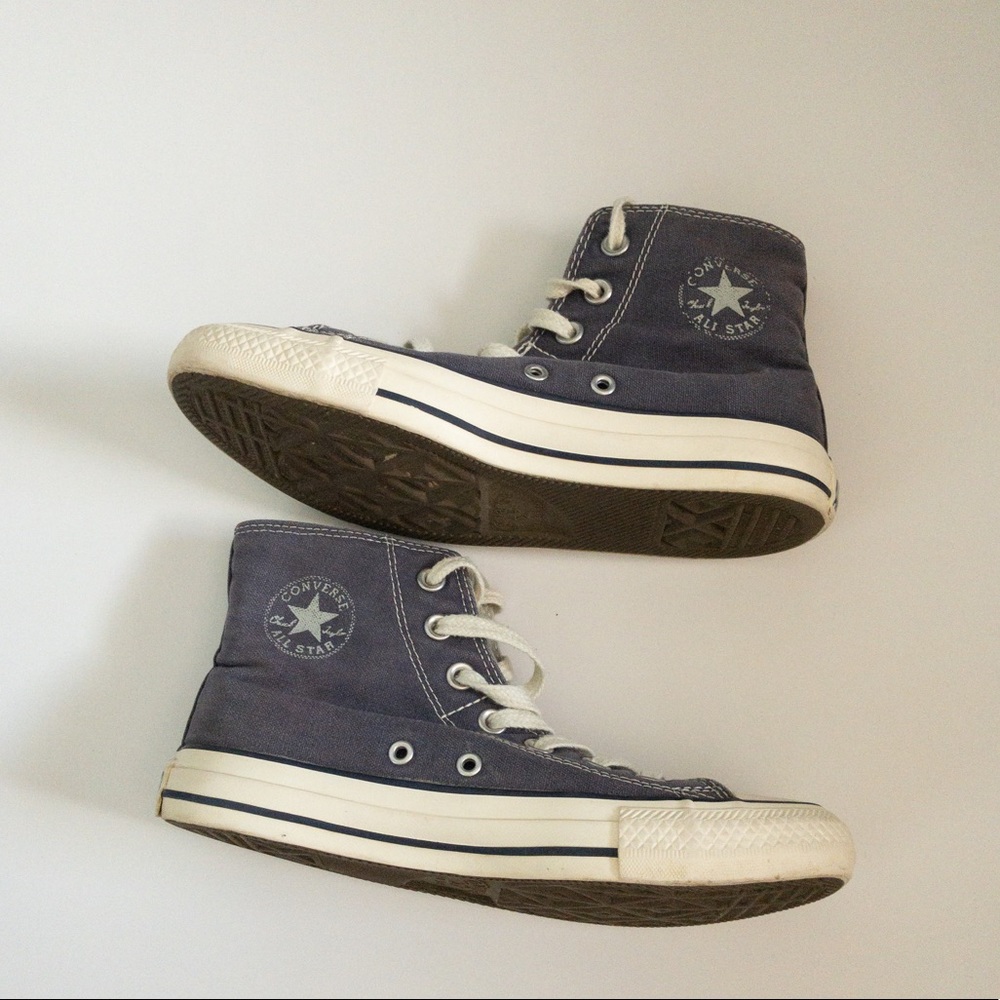 Denim Blue Hightop Converse